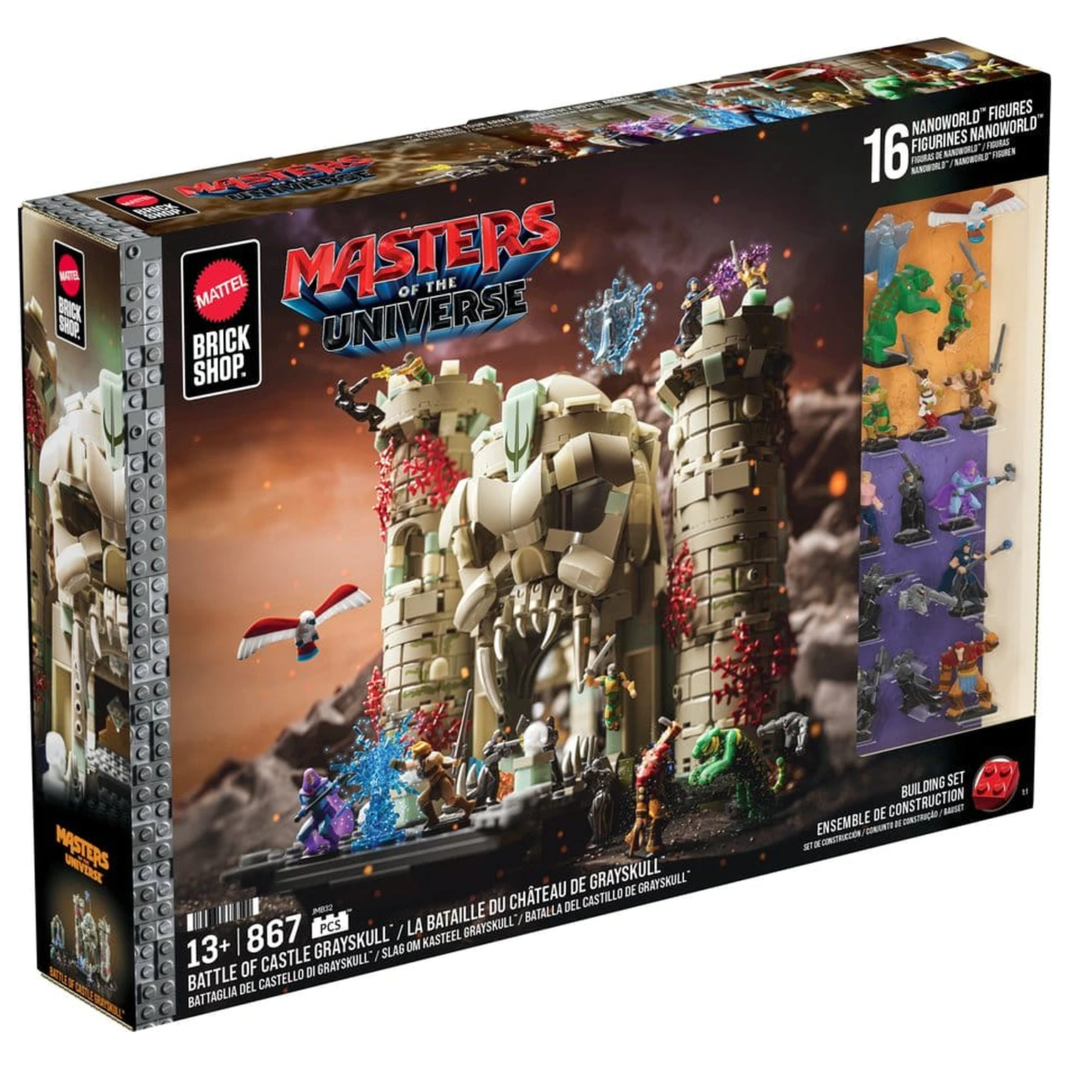 Masters of the Universe Mattel Set constructie Magazin de caramizi Castle Grayskull poza produsului