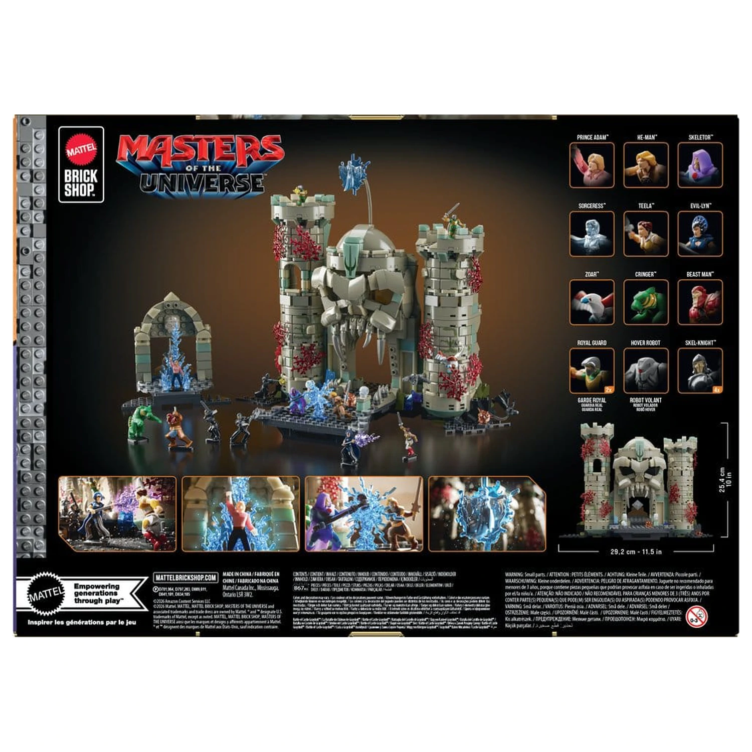 Masters of the Universe Mattel Set constructie Magazin de caramizi Castle Grayskull poza produsului