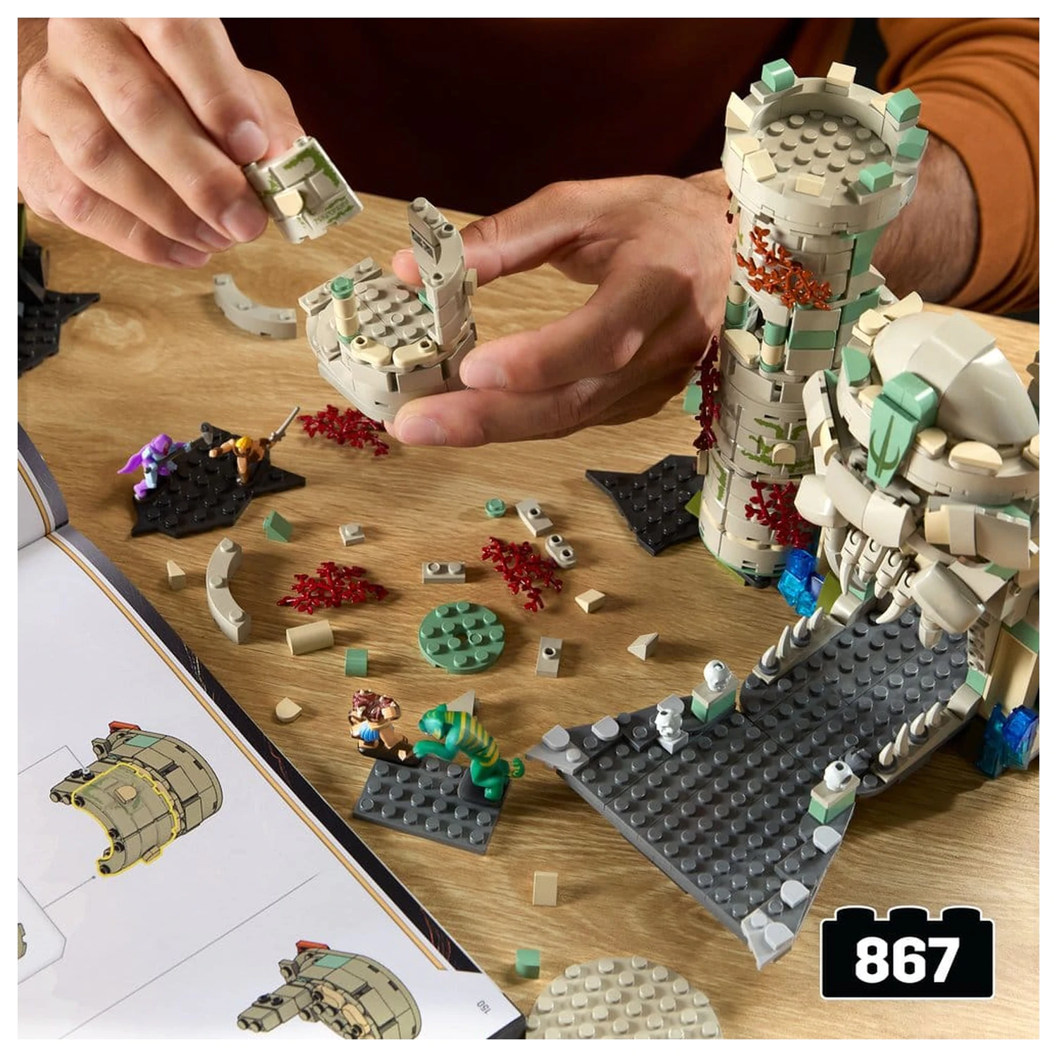 Masters of the Universe Mattel Set constructie Magazin de caramizi Castle Grayskull poza produsului