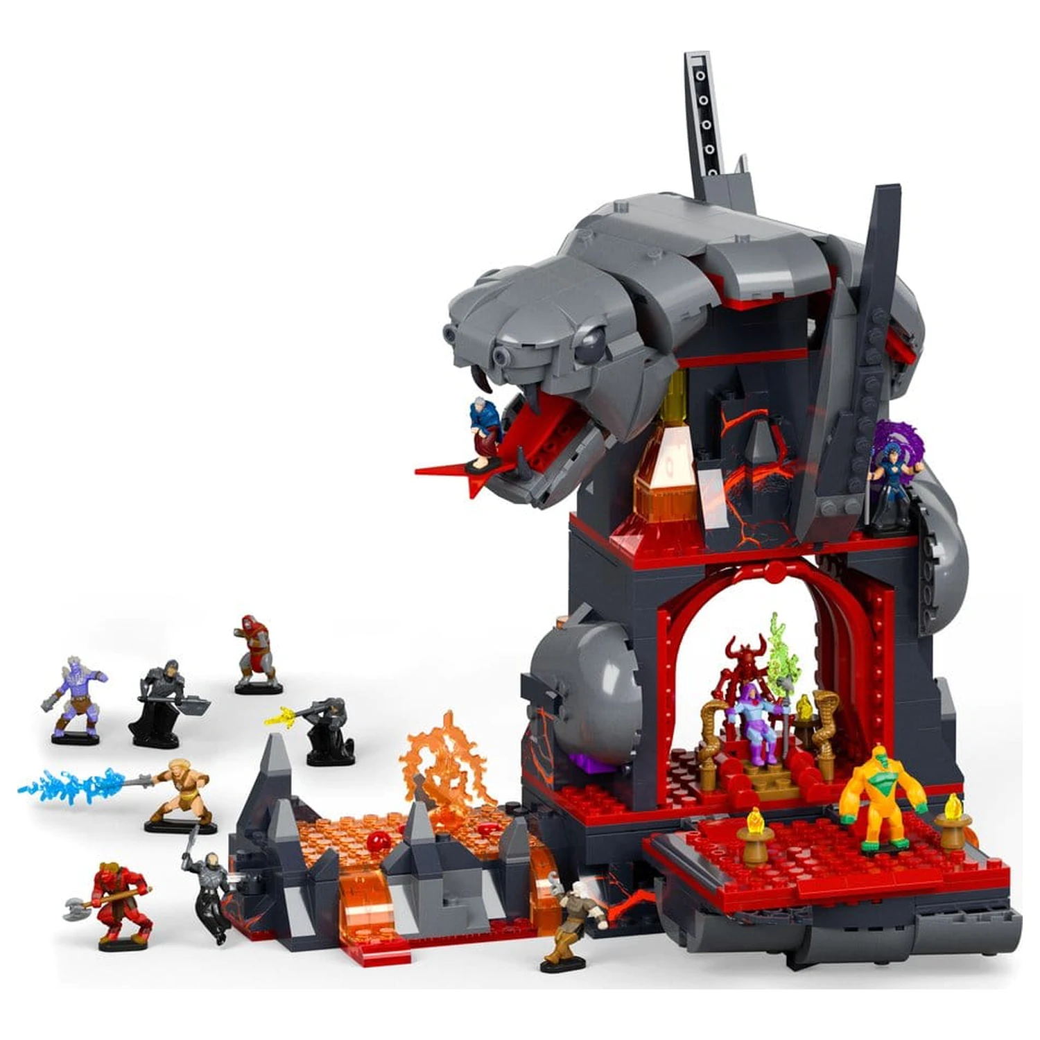 Masters of the Universe Mattel Brick Shop Set de constructie Snake Mountain poza produsului