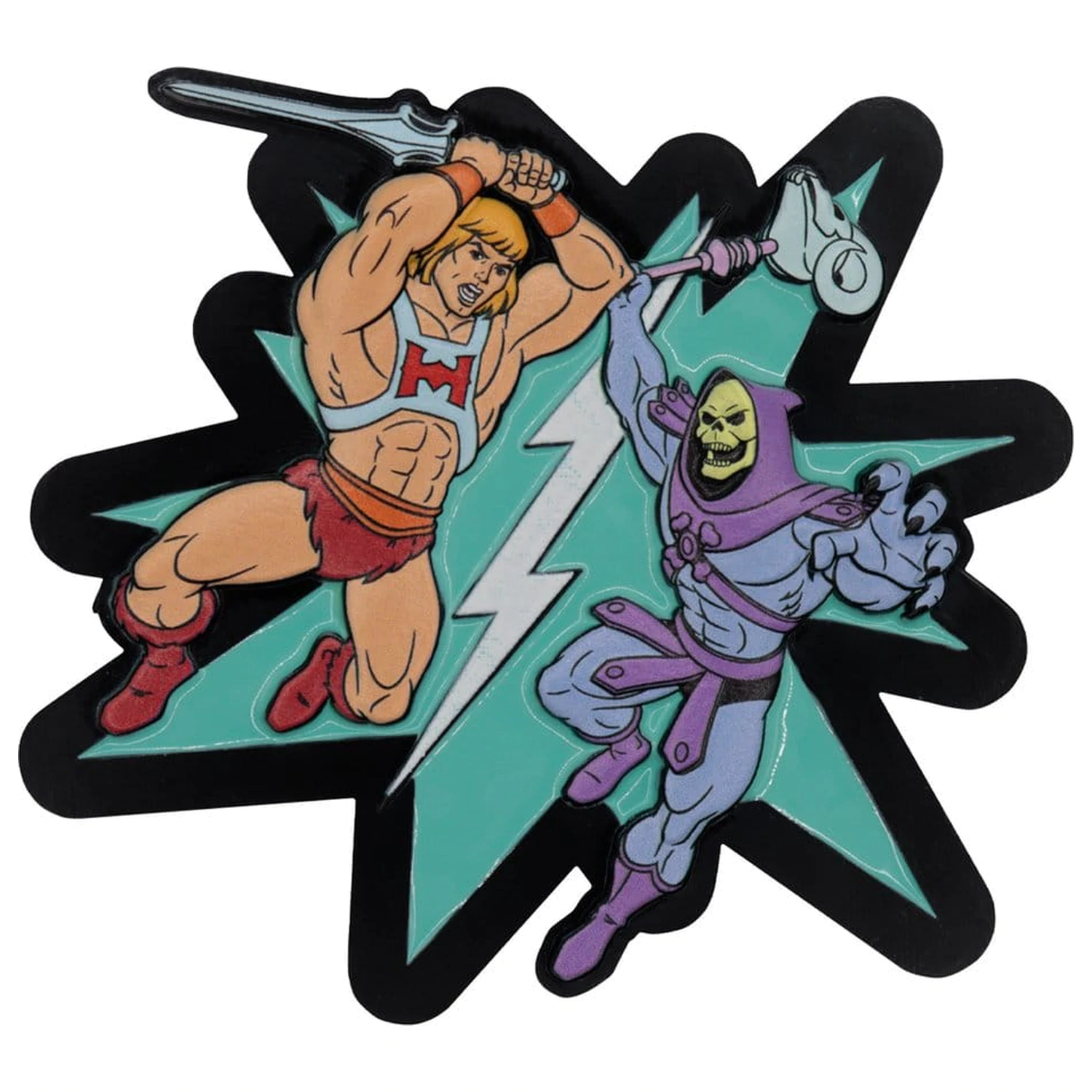 Masters of the Universe Medallion He-Man vs Skeletor Editie Limitata poza produsului