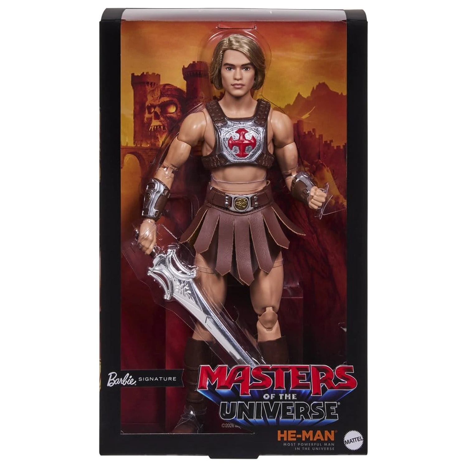 Masters of the Universe Movie 2026 Barbie Signature Papusa He-Man 30 cm poza produsului