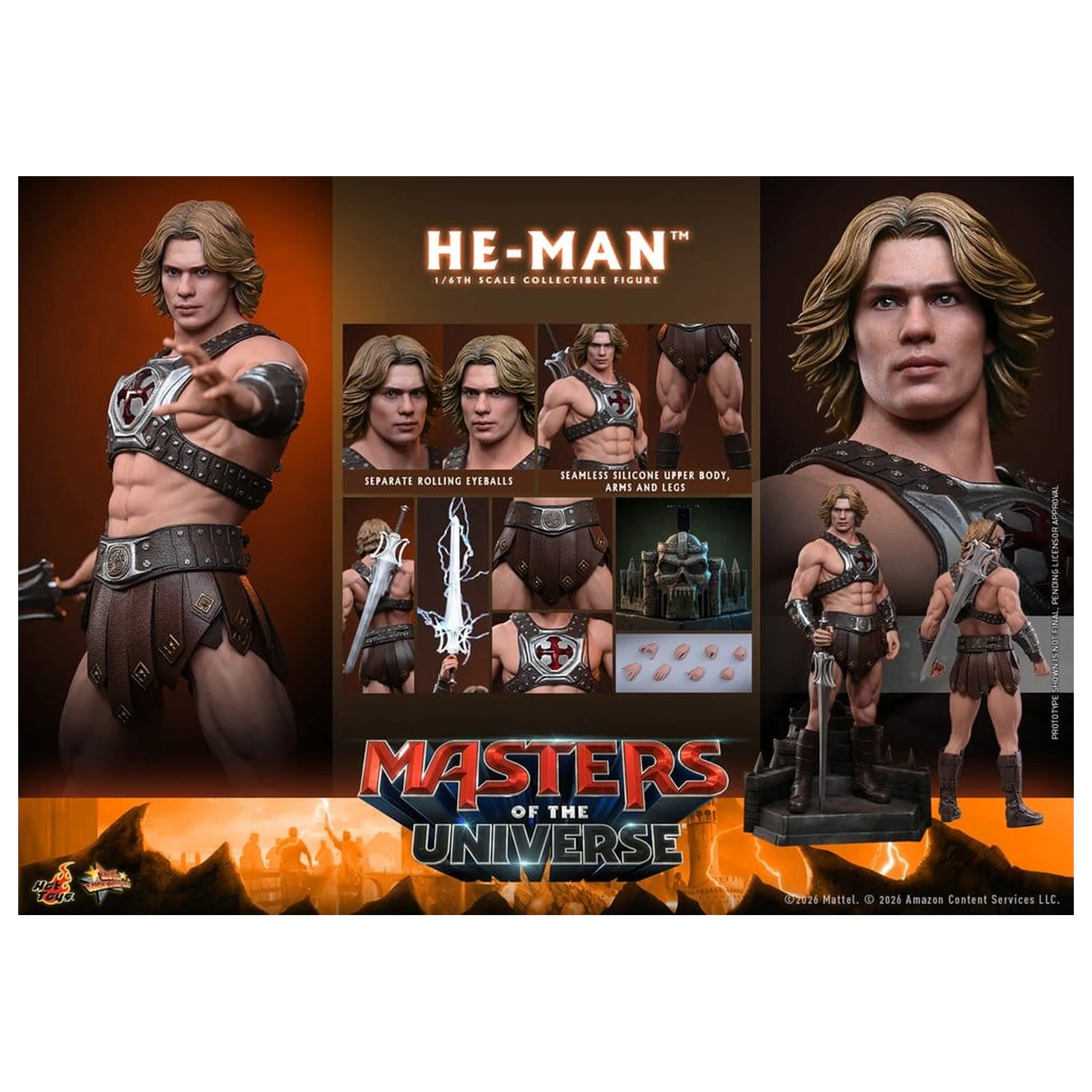 Masters of the Universe Movie Masterpiece Figura de actiune 1/6 He-Man 31 cm poza produsului