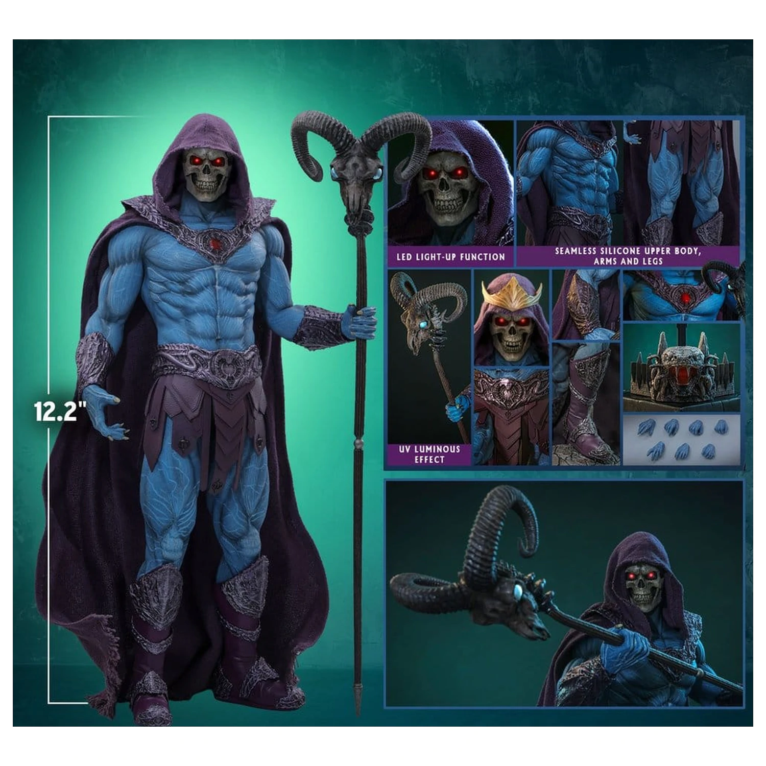 Masters of the Universe Movie Masterpiece Figura de actiune 1/6 Skeletor 31 cm poza produsului