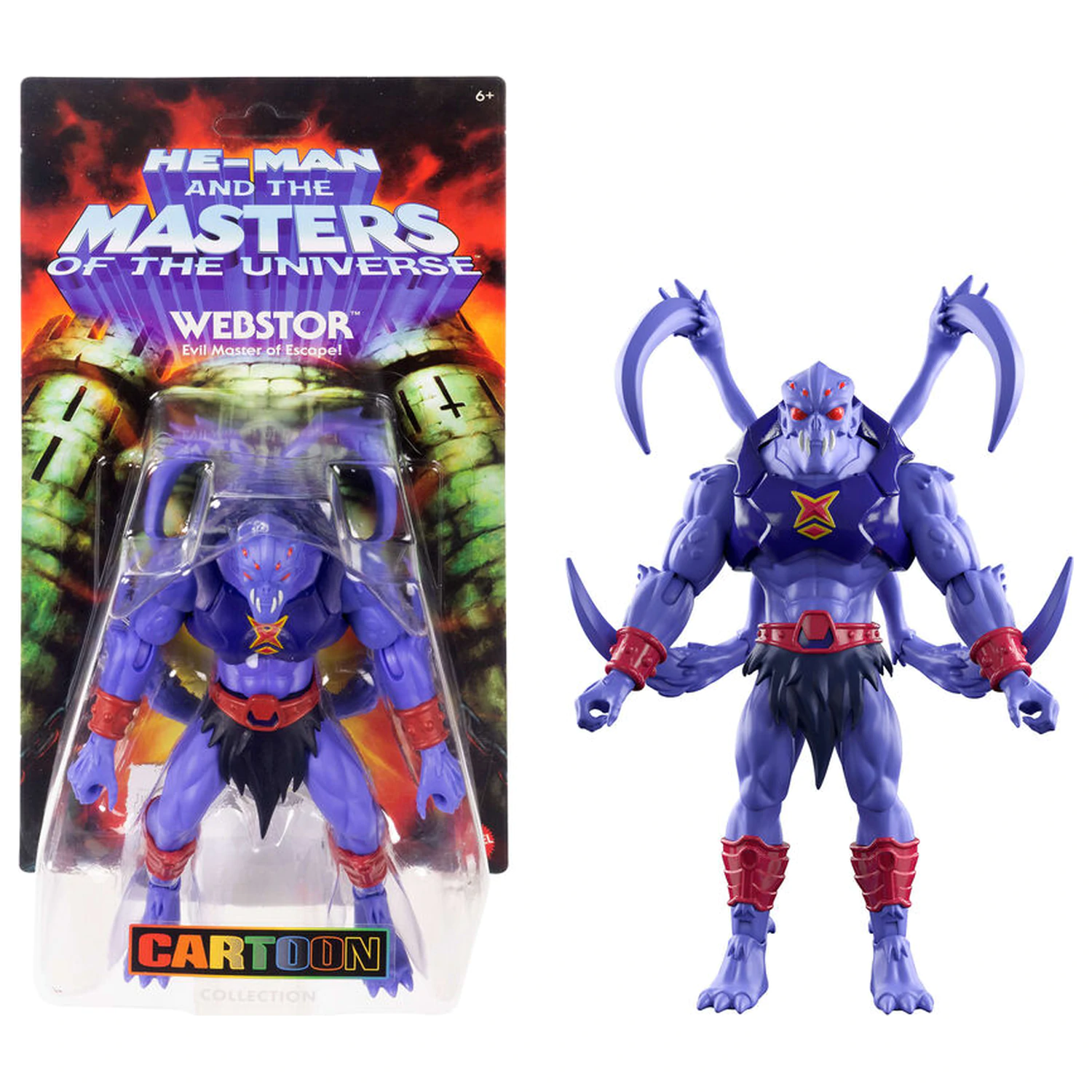 Masters of the Universe Origins Cartoon Collection figurina Webstor 14cm poza produsului