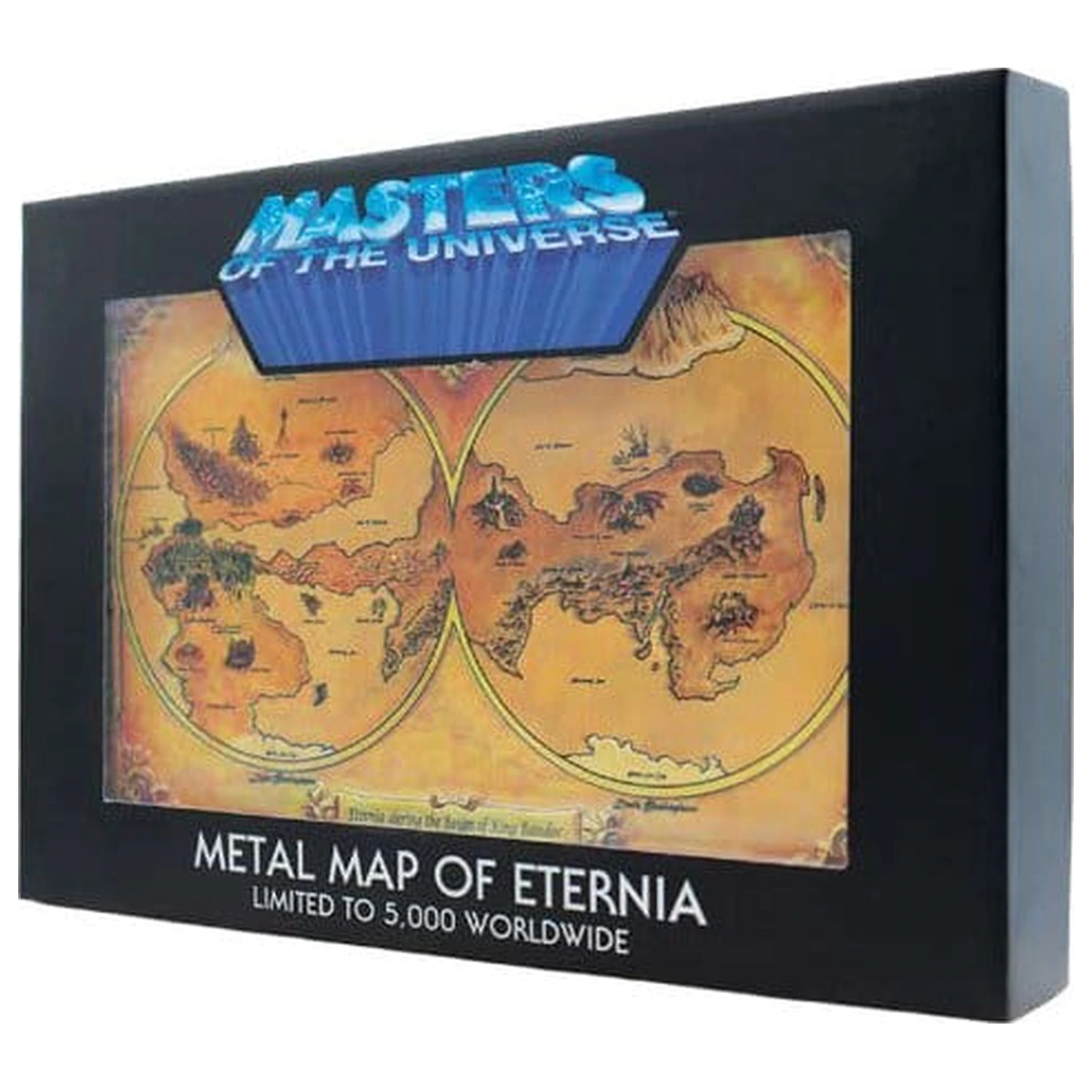 Masters of the Universe Replica Harta Metalica Eternia Editie Limitata 10 x 15 cm poza produsului