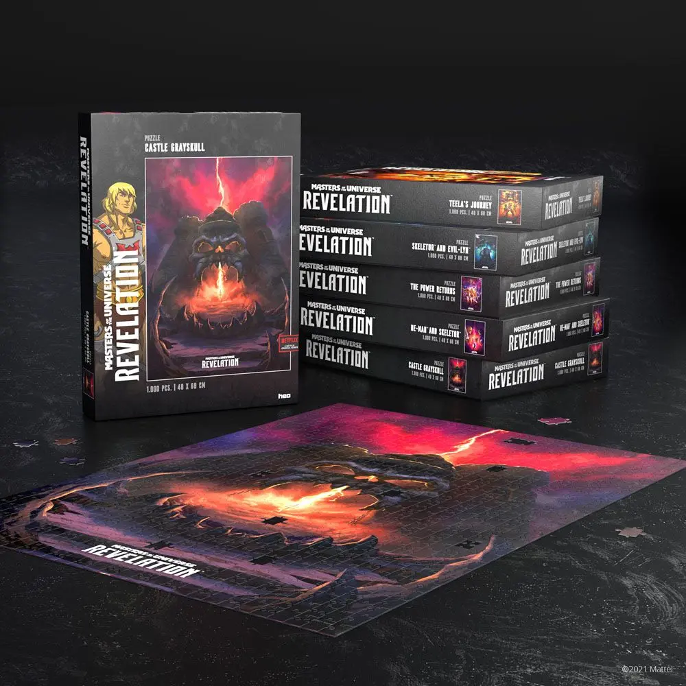 Masters of the Universe: Revelation™ Puzzle tip Jigsaw Castelul Grayskull (1000 piese) poza produsului