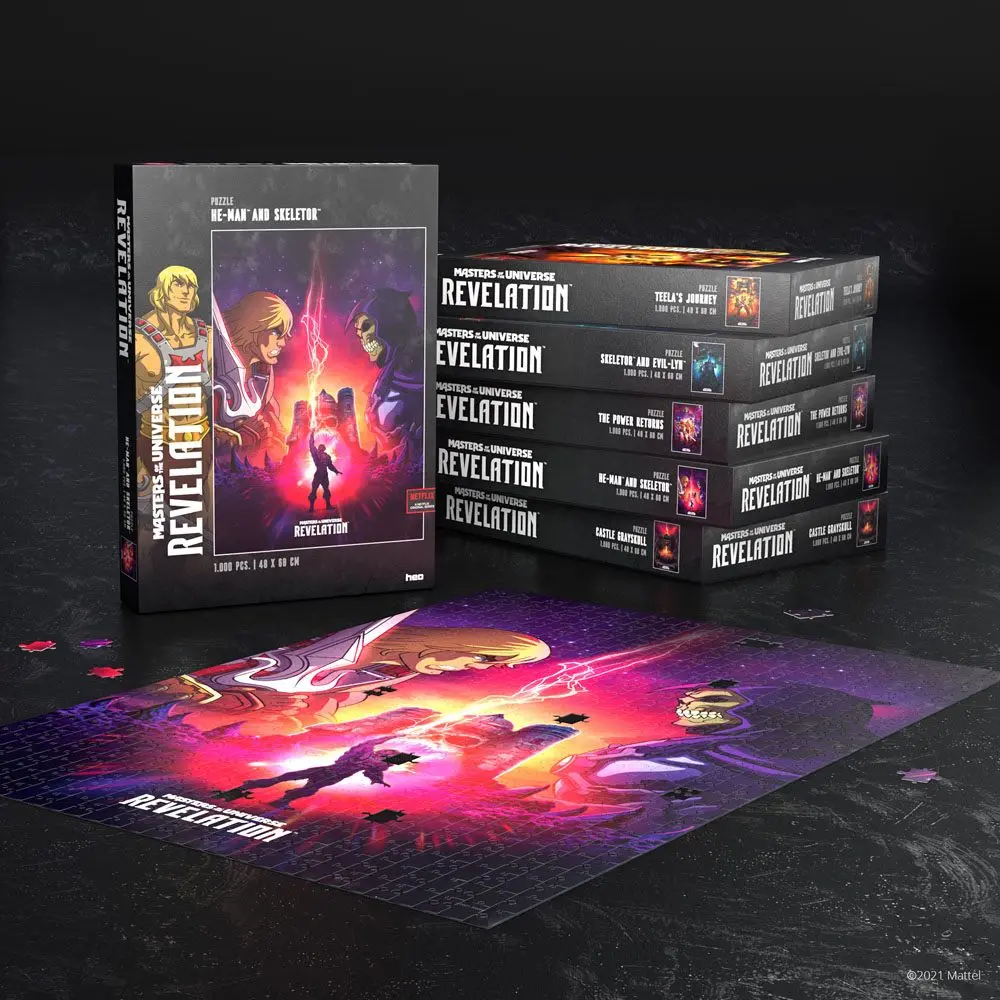 Masters of the Universe: Revelation™ Puzzle Jigsaw He-Man™ și Skeletor™ (1000 piese) poza produsului