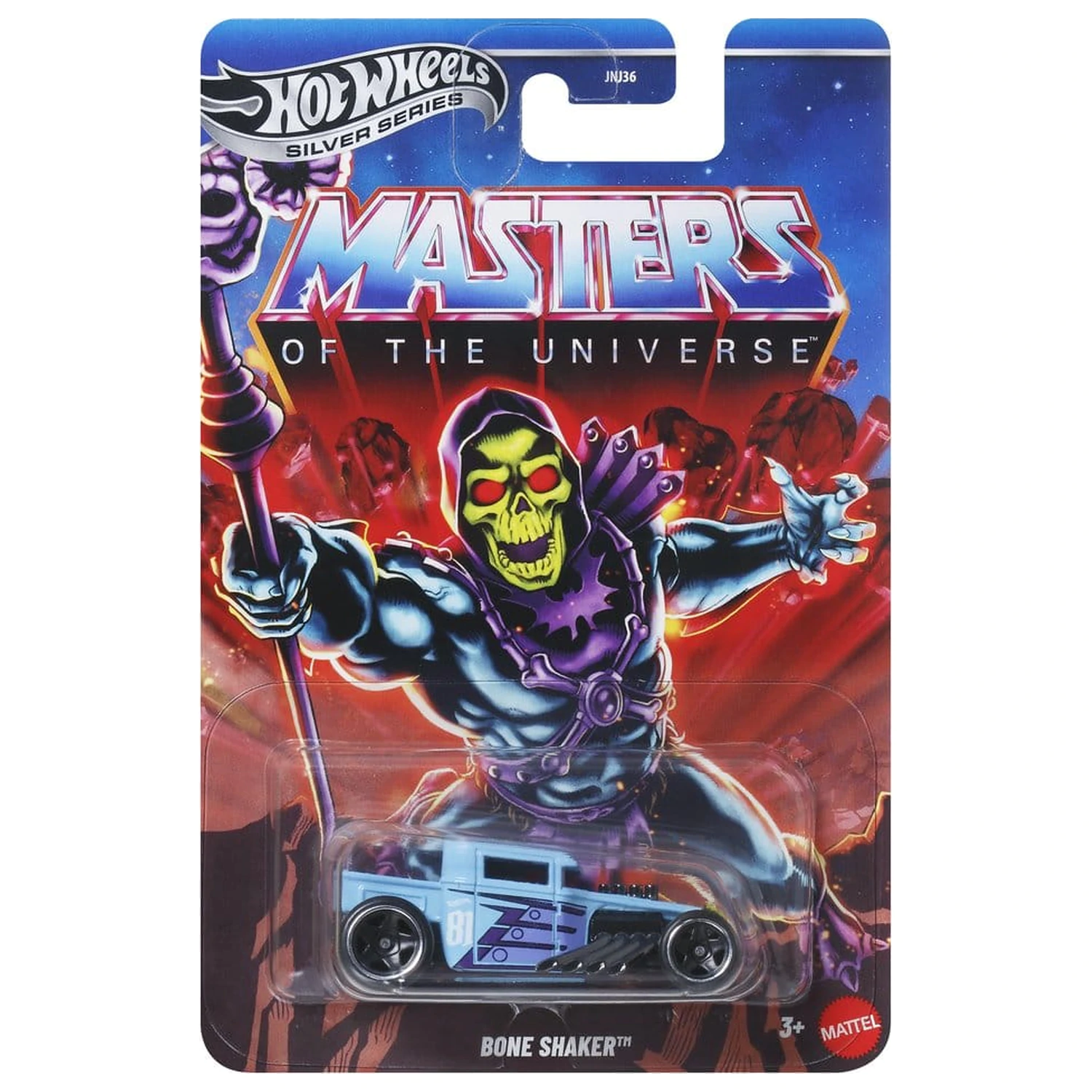 Masters of the Universe Silver Series Die-Cast Vehicul 1/64 Bone Shaker poza produsului