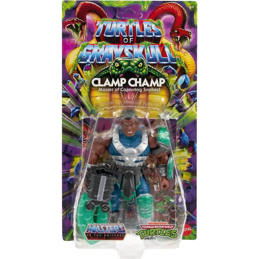 Masters of the Universe Turtles of Grayskull figurină Clamp Champ 14cm poza produsului