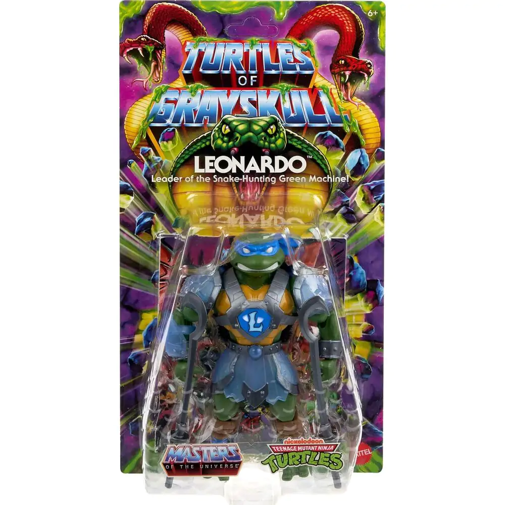 Masters of the Universe Turtles of Grayskull figurină Leonardo 14cm poza produsului