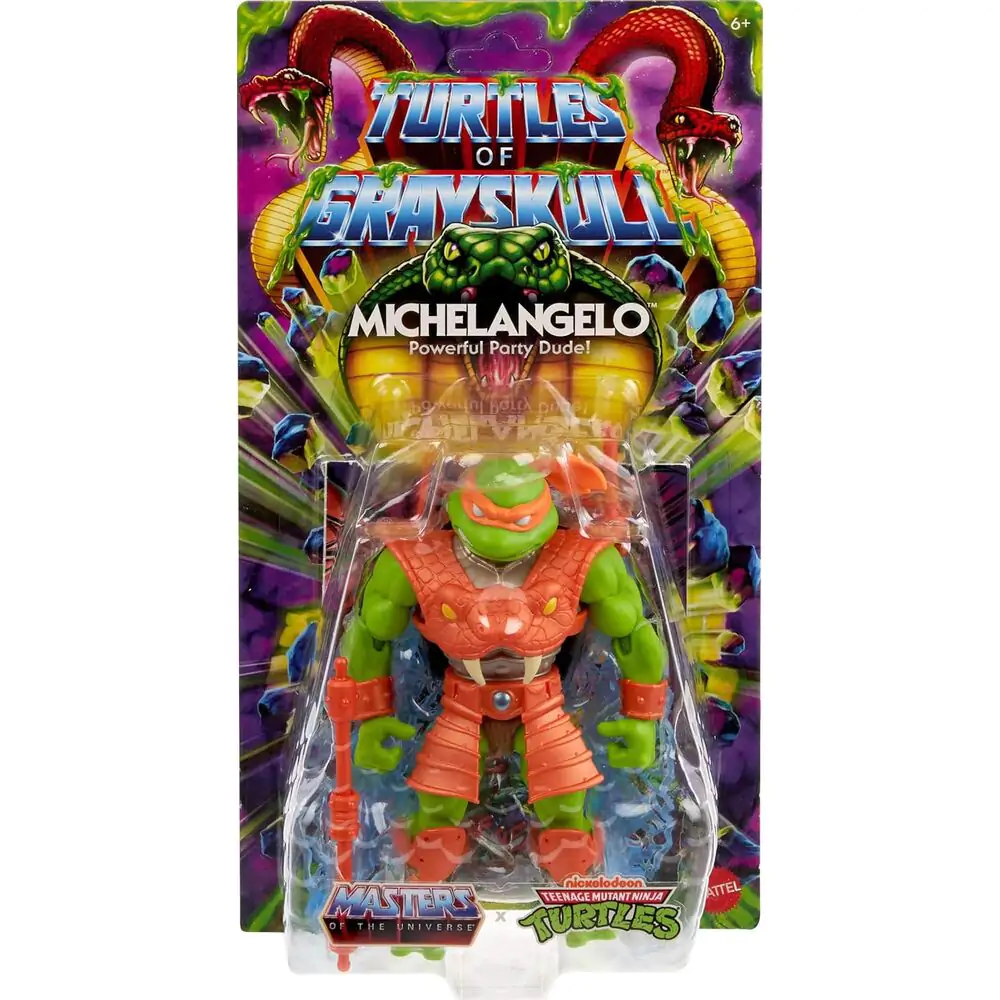 Masters of the Universe Turtles of Grayskull figurină Michelangelo 14cm poza produsului