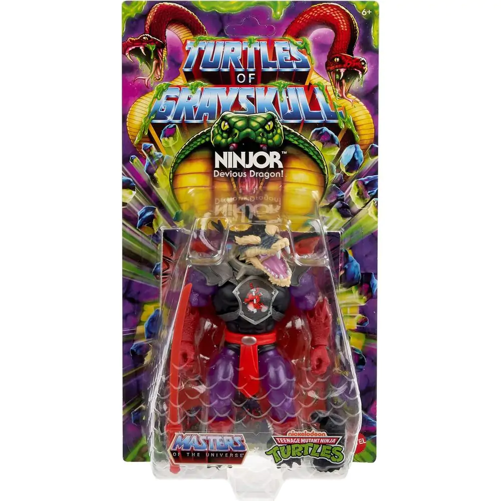 Masters of the Universe Turtles of Grayskull Mutated Ninjor figurină 14cm poza produsului