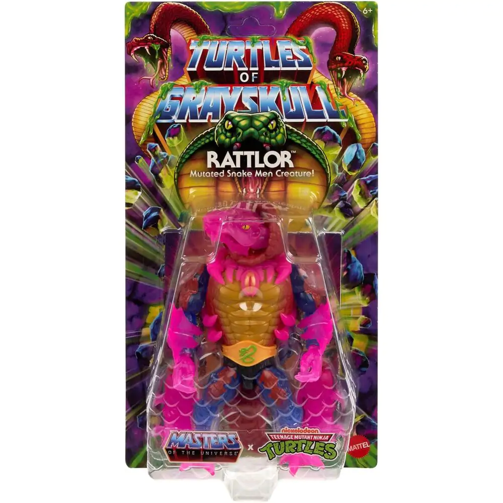 Masters of the Universe Turtles of Grayskull figurină Rattlor 14cm poza produsului