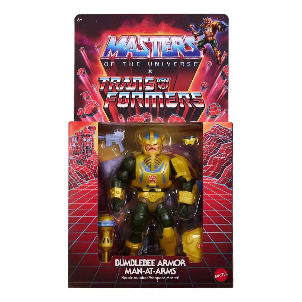 Masters of the Universe x Transformers figurina de actiune Bumblebee Armor Man-At-Arms heo European Exclusive 14 cm poza produsului