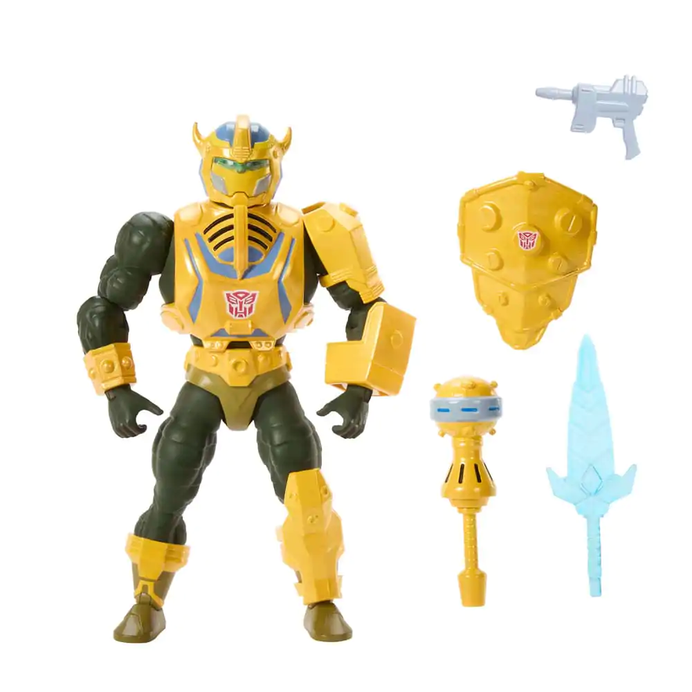 Masters of the Universe x Transformers figurina de actiune Bumblebee Armor Man-At-Arms heo European Exclusive 14 cm poza produsului