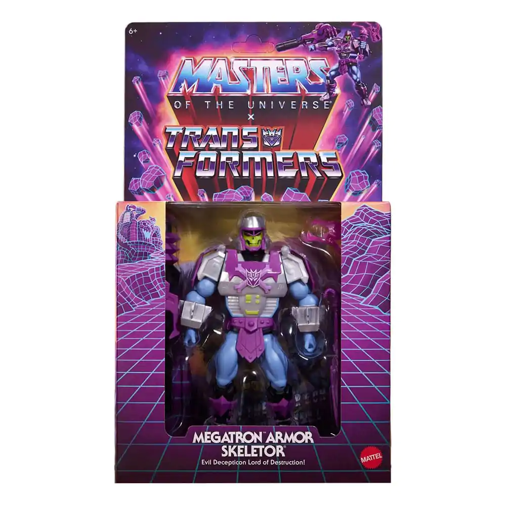 Masters of the Universe x Transformers figurina de actiune Megatron Armor Skeletor heo European Exclusive 14 cm poza produsului