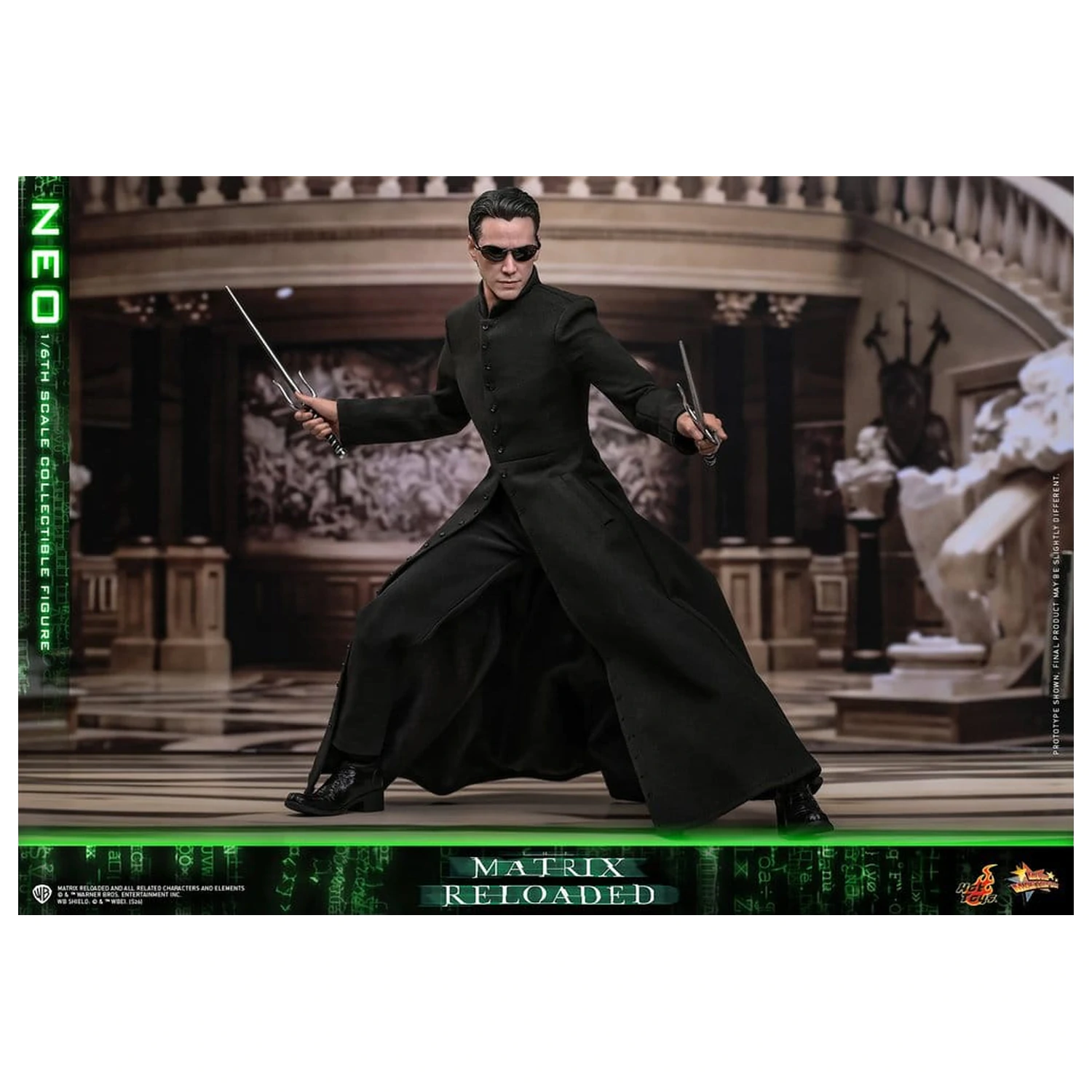 Matrix Movie Masterpiece figurina de actiune 1/6 Neo 31 cm poza produsului