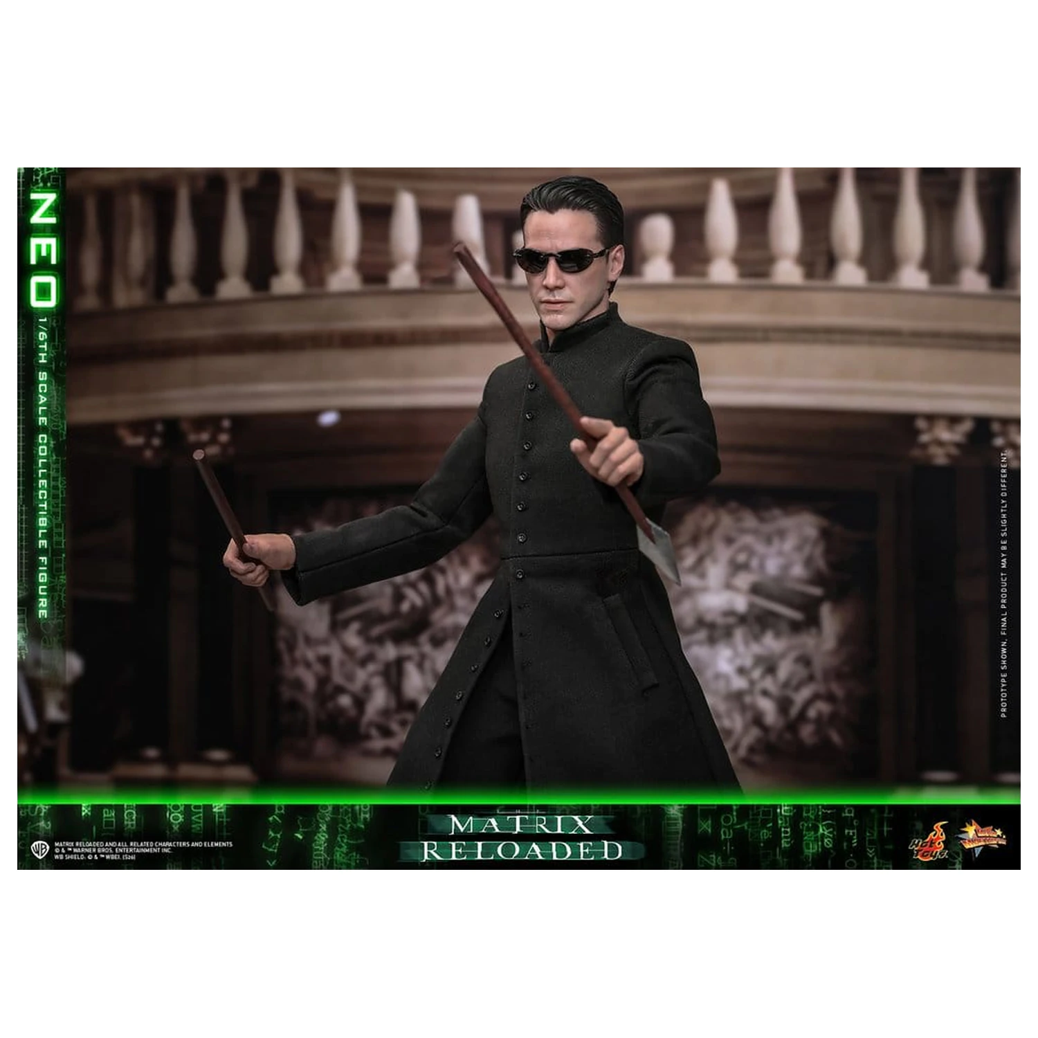 Matrix Movie Masterpiece figurina de actiune 1/6 Neo 31 cm poza produsului