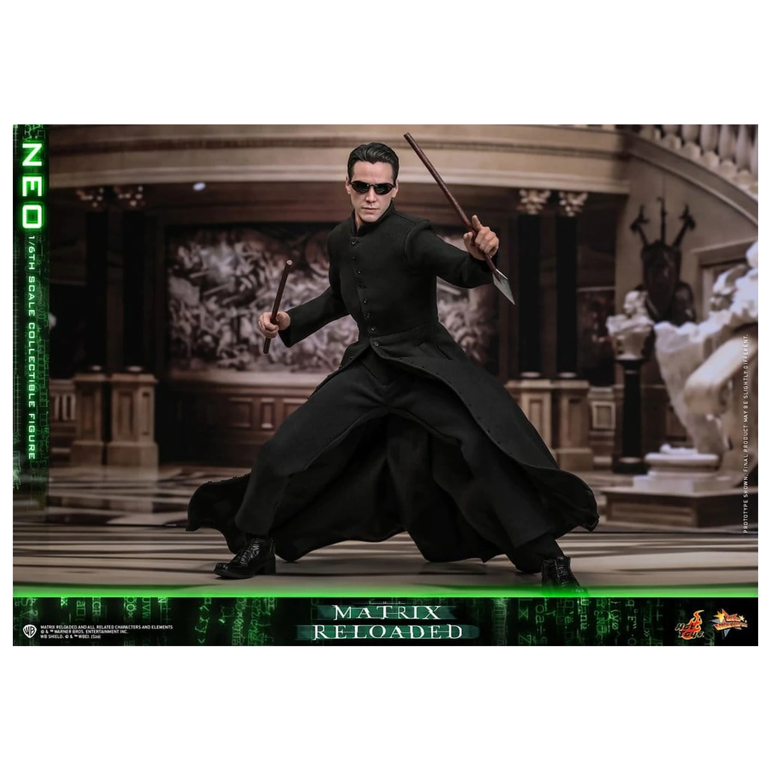Matrix Movie Masterpiece figurina de actiune 1/6 Neo 31 cm poza produsului