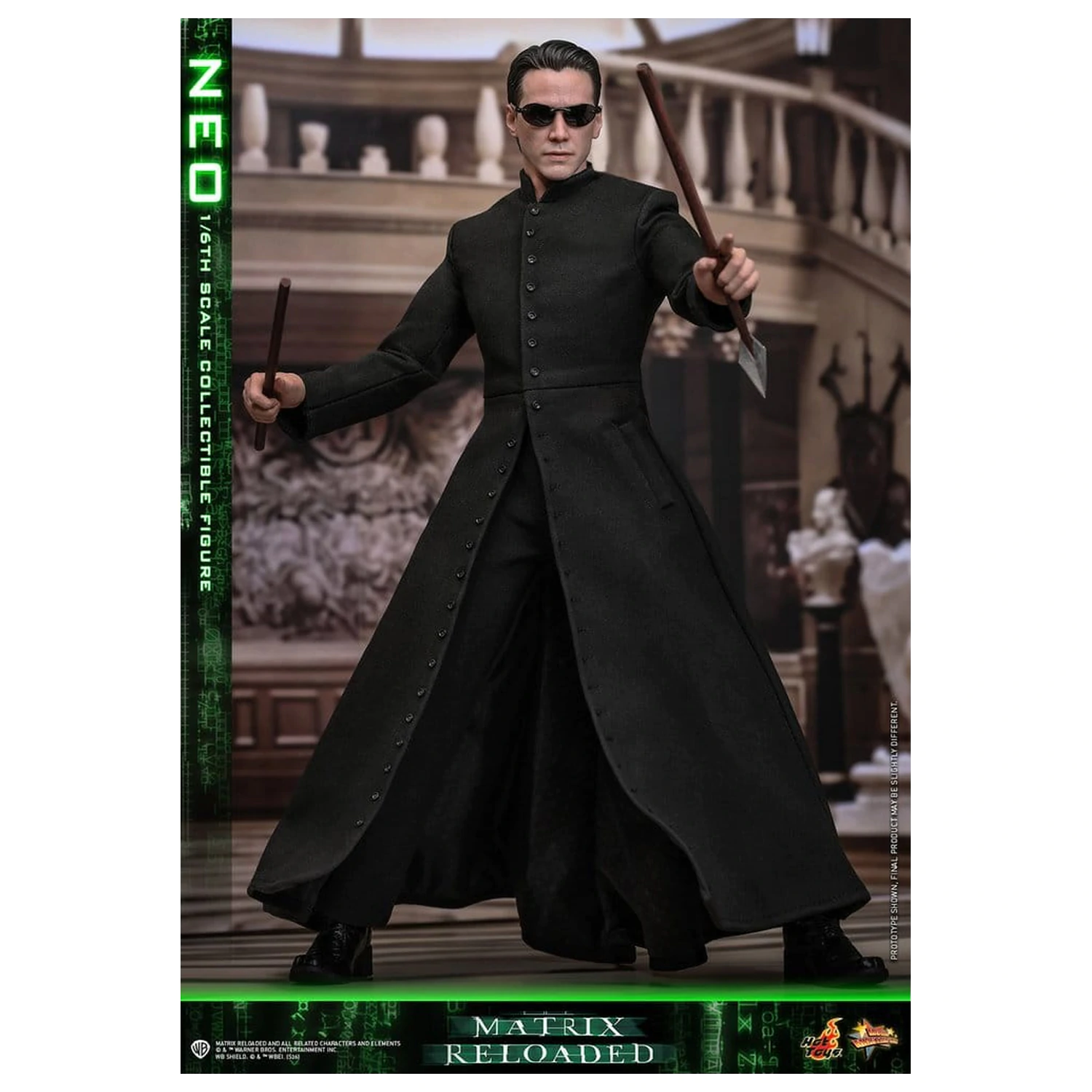 Matrix Movie Masterpiece figurina de actiune 1/6 Neo 31 cm poza produsului
