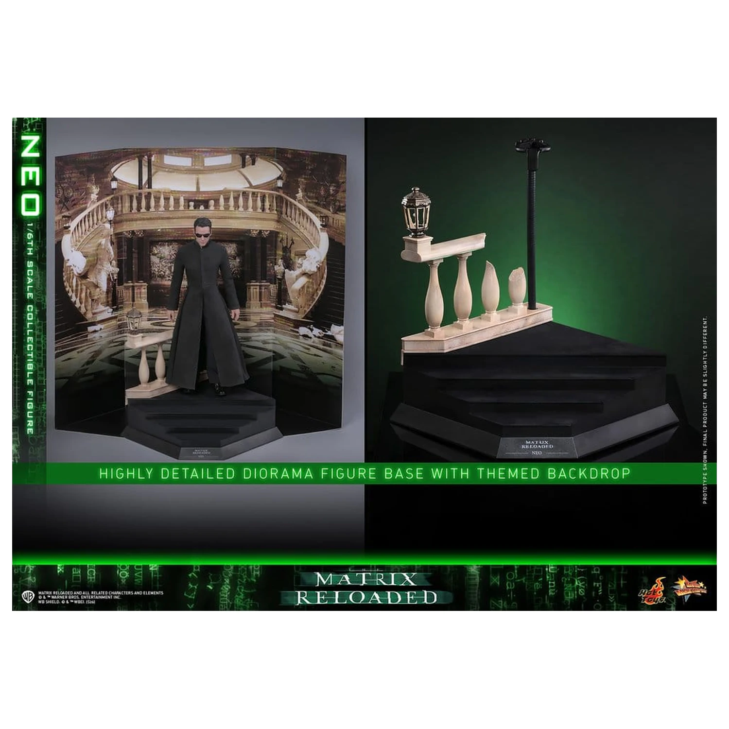 Matrix Movie Masterpiece figurina de actiune 1/6 Neo 31 cm poza produsului