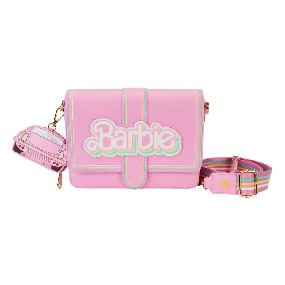 Geantă crossbody Mattel by Loungefly Barbie 65 Anniversary Logo poza produsului