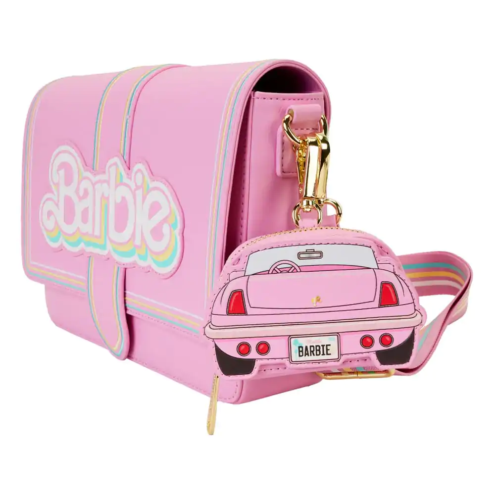 Geantă crossbody Mattel by Loungefly Barbie 65 Anniversary Logo poza produsului