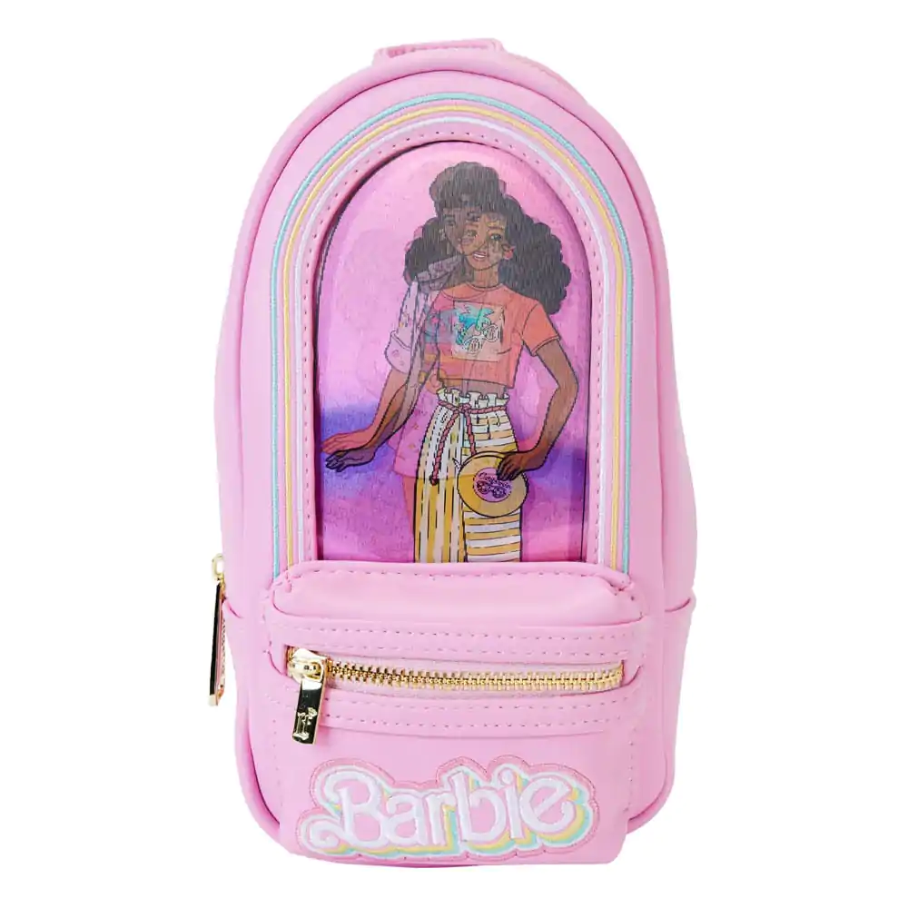 Mattel by Loungefly Etui pentru creioane Mini Rucsac Barbie 65th Anniversary Cutie Păpușă poza produsului