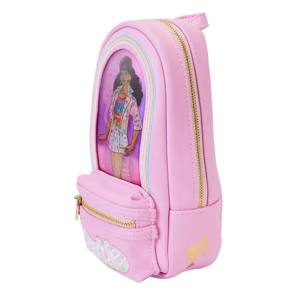 Mattel by Loungefly Etui pentru creioane Mini Rucsac Barbie 65th Anniversary Cutie Păpușă poza produsului