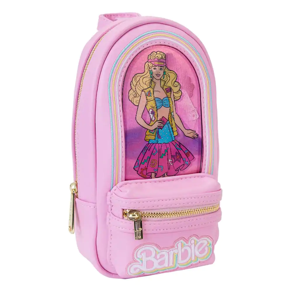 Mattel by Loungefly Etui pentru creioane Mini Rucsac Barbie 65th Anniversary Cutie Păpușă poza produsului