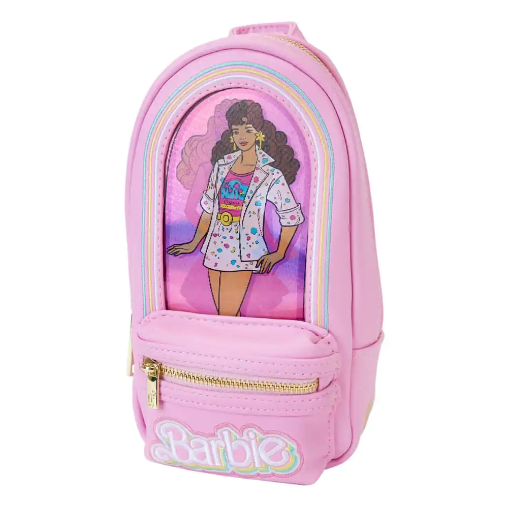 Mattel by Loungefly Etui pentru creioane Mini Rucsac Barbie 65th Anniversary Cutie Păpușă poza produsului