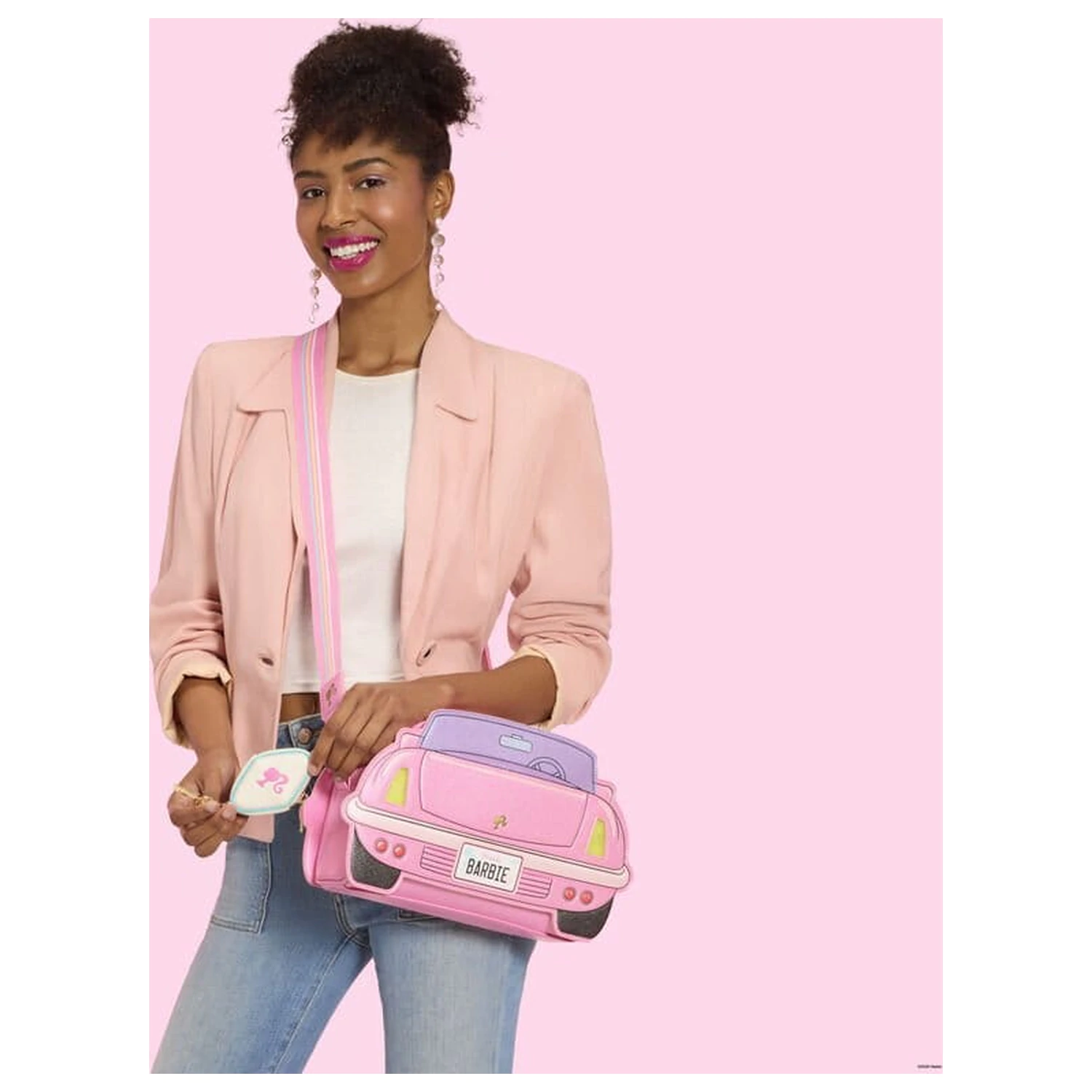 Geantă de umăr Mattel by Loungefly Crossbody Bag Barbie Car Light Up poza produsului