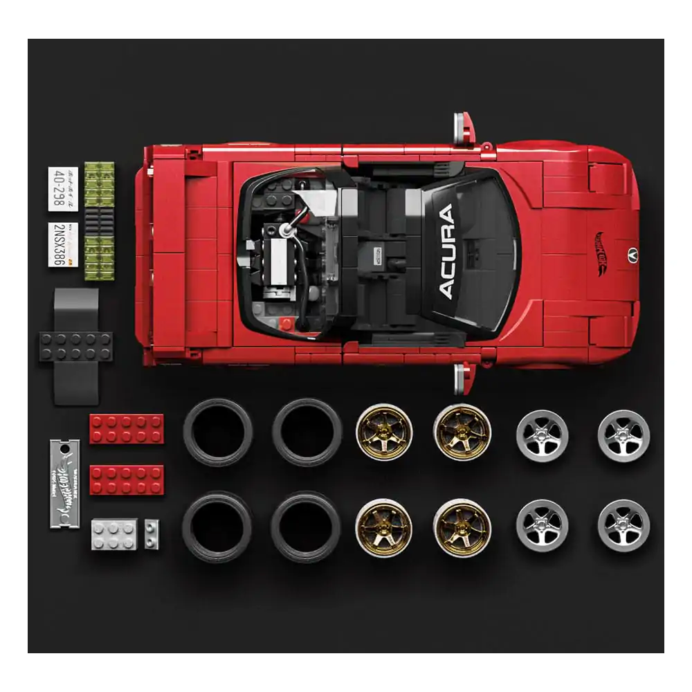 Set de construit Mattel Brick Shop Hot Wheels Elite Series 1/16 '90 Acura NSX poza produsului