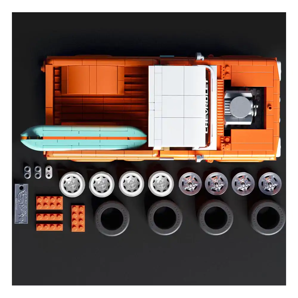 Set de construit Mattel Brick Shop Hot Wheels Elite Series 1/16 Custom '62 Chevy Pickup poza produsului