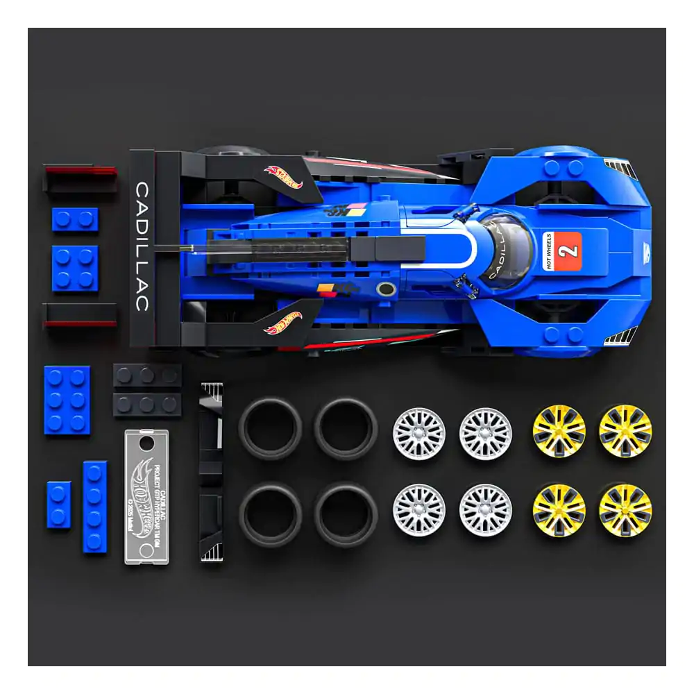 Mattel Brick Shop Hot Wheels Speed Series Building Set Set de construit 1/32 Cadillac Project GTP Hypercar poza produsului