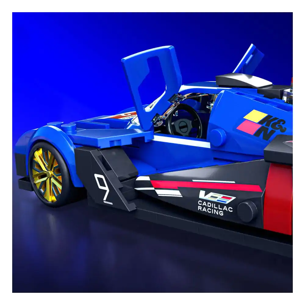 Mattel Brick Shop Hot Wheels Speed Series Building Set Set de construit 1/32 Cadillac Project GTP Hypercar poza produsului