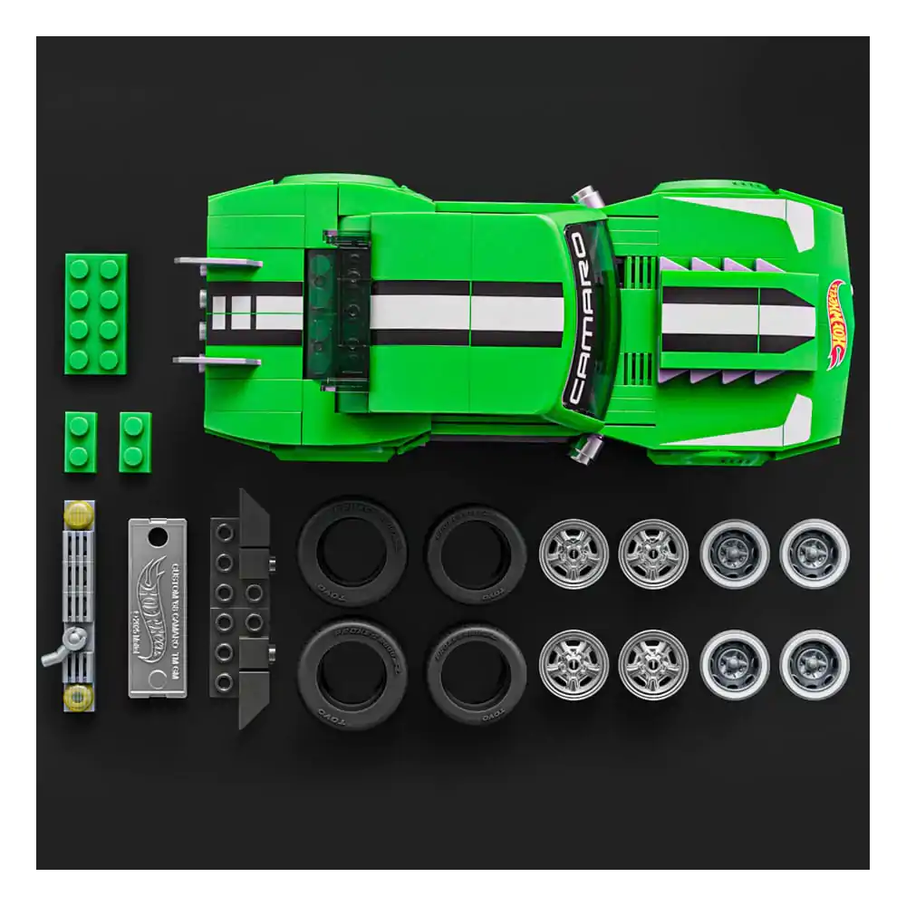 Mattel Brick Shop Hot Wheels Speed Series Set de Construcție 1/32 Custom '68 Camaro poza produsului