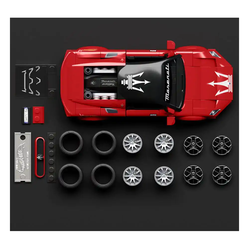 Mattel Brick Shop Hot Wheels Speed Series Building Set 1/32 Maserati MC20 set de construcție poza produsului