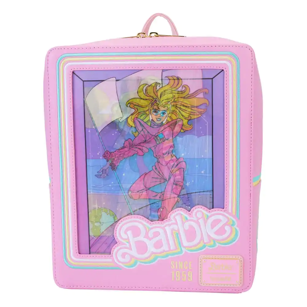 Mattel by Loungefly Rucsac Mini Barbie 65th Anniversary Doll Box poza produsului