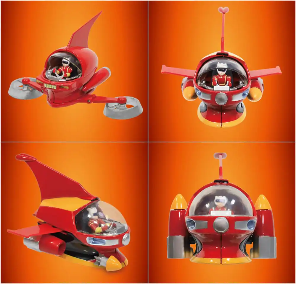 Mazinger Z Figurina Metal Action Brain Condor Hover & Jet Pilder Set 11 cm poza produsului