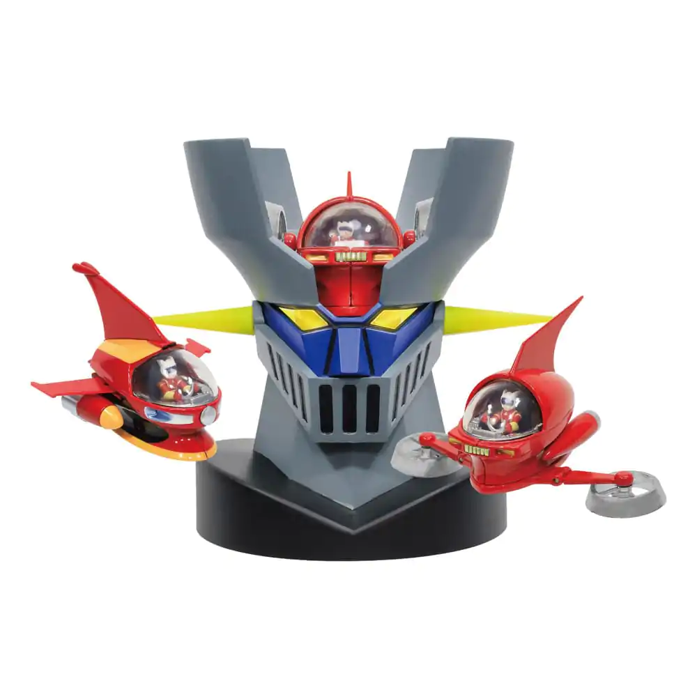 Mazinger Z Figurina Metal Action Brain Condor Hover & Jet Pilder Set 11 cm poza produsului