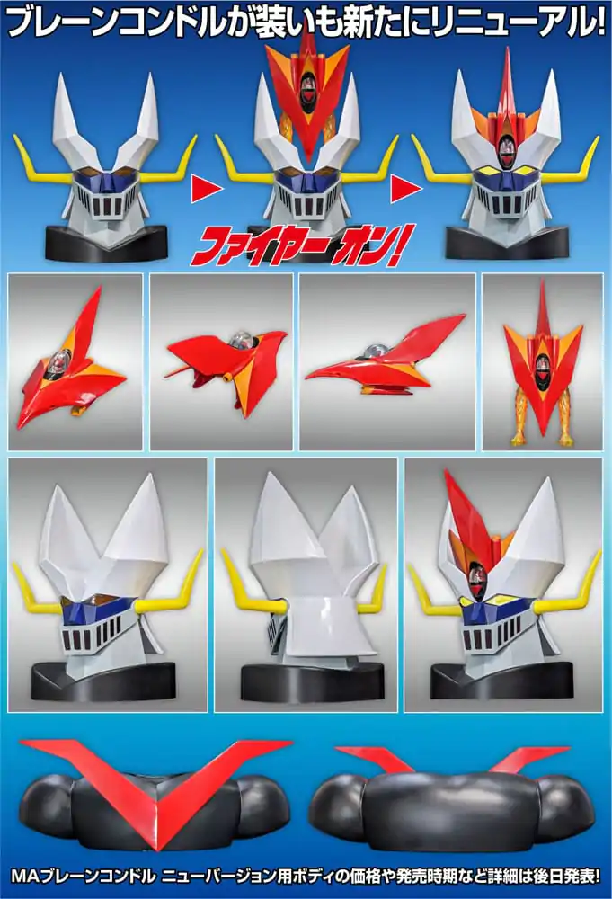 Figurină Mazinger Z Metal Action Brain Condor Renewal Ver. 14 cm poza produsului
