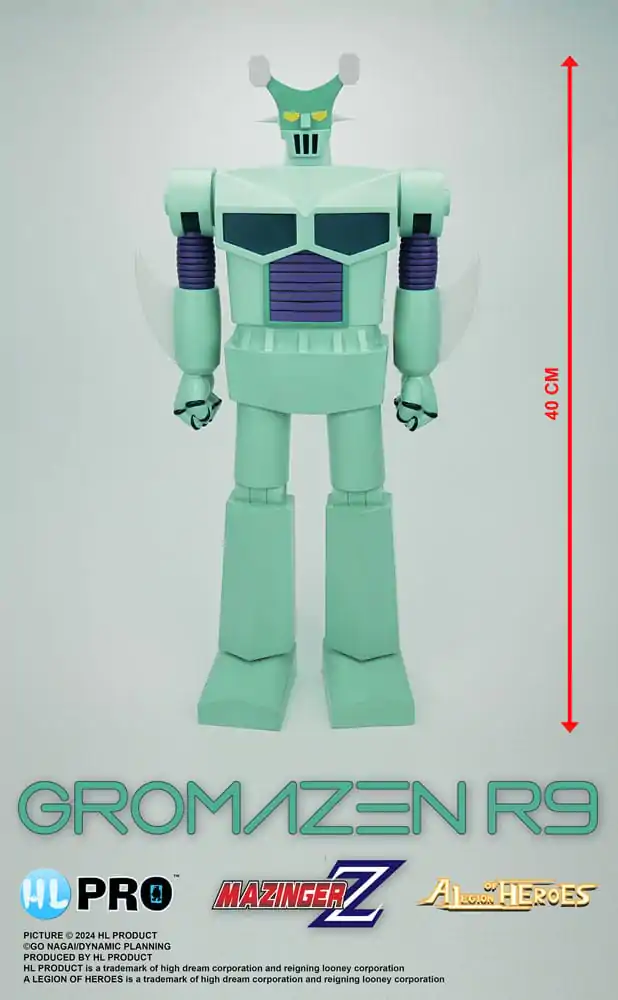 Mazinger Z Legion of Heroes Figurina Vinyl Gromazen R9 40 cm poza produsului