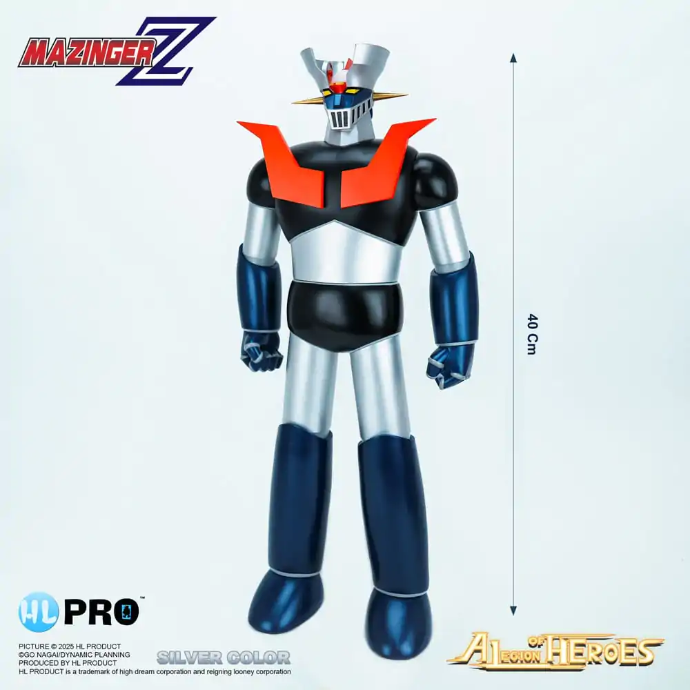 Figurină Vinyl Mazinger Z Legion of Heroes Mazinger Z Silver Color 40 cm poza produsului