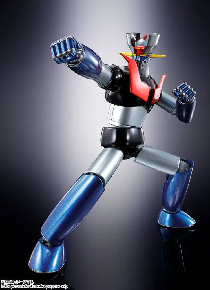 Figurină de Acțiune din Metal sub Presiune Mazinger Z Soul of Chogokin GX-105 Mazinger Z (Kakumei Shinka) 16 cm poza produsului