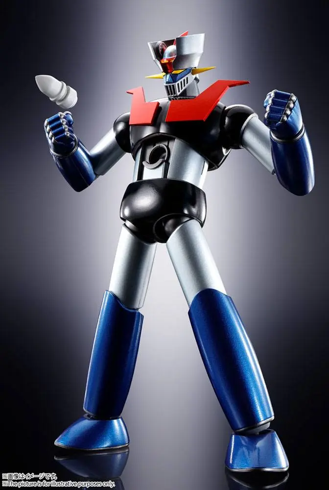 Figurină de Acțiune din Metal sub Presiune Mazinger Z Soul of Chogokin GX-105 Mazinger Z (Kakumei Shinka) 16 cm poza produsului
