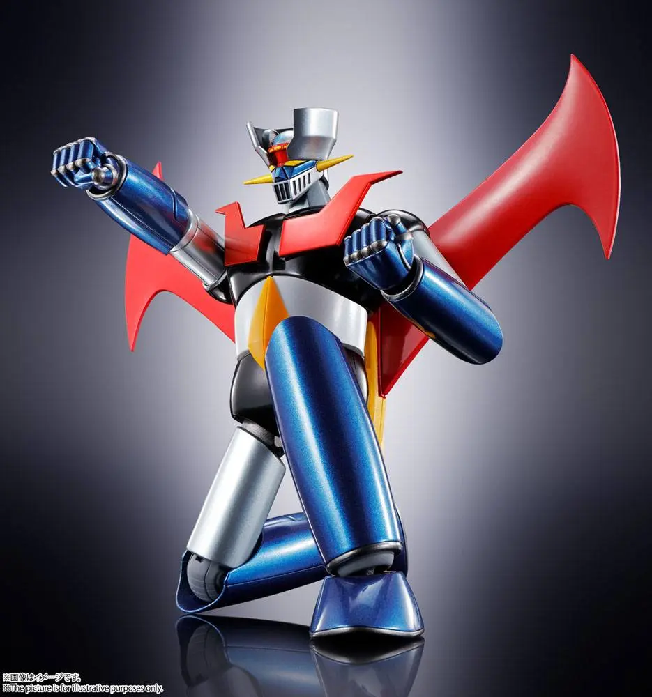 Figurină de Acțiune din Metal sub Presiune Mazinger Z Soul of Chogokin GX-105 Mazinger Z (Kakumei Shinka) 16 cm poza produsului