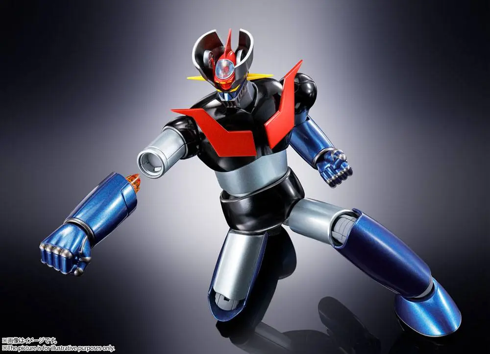Figurină de Acțiune din Metal sub Presiune Mazinger Z Soul of Chogokin GX-105 Mazinger Z (Kakumei Shinka) 16 cm poza produsului