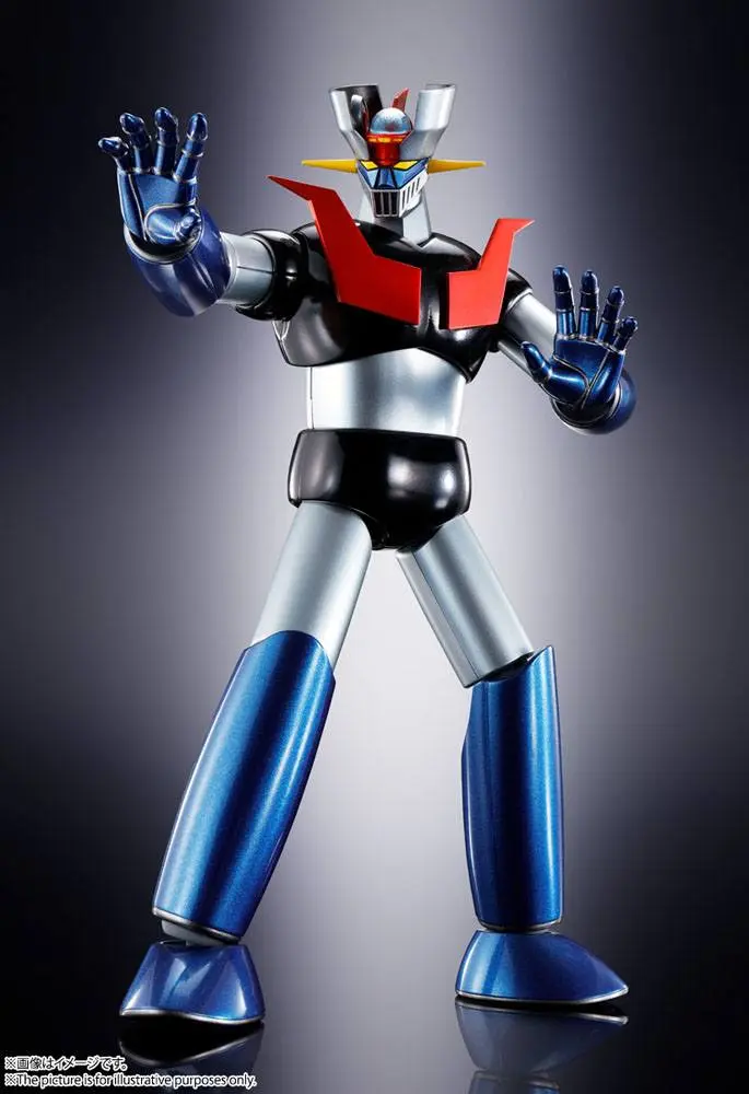 Figurină de Acțiune din Metal sub Presiune Mazinger Z Soul of Chogokin GX-105 Mazinger Z (Kakumei Shinka) 16 cm poza produsului